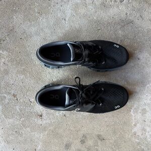 On Running Black Men's Athletic Running Sneakers